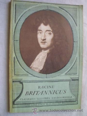 Libros antiguos: BRITANNICUS. RACINE. 1935 - Foto 1