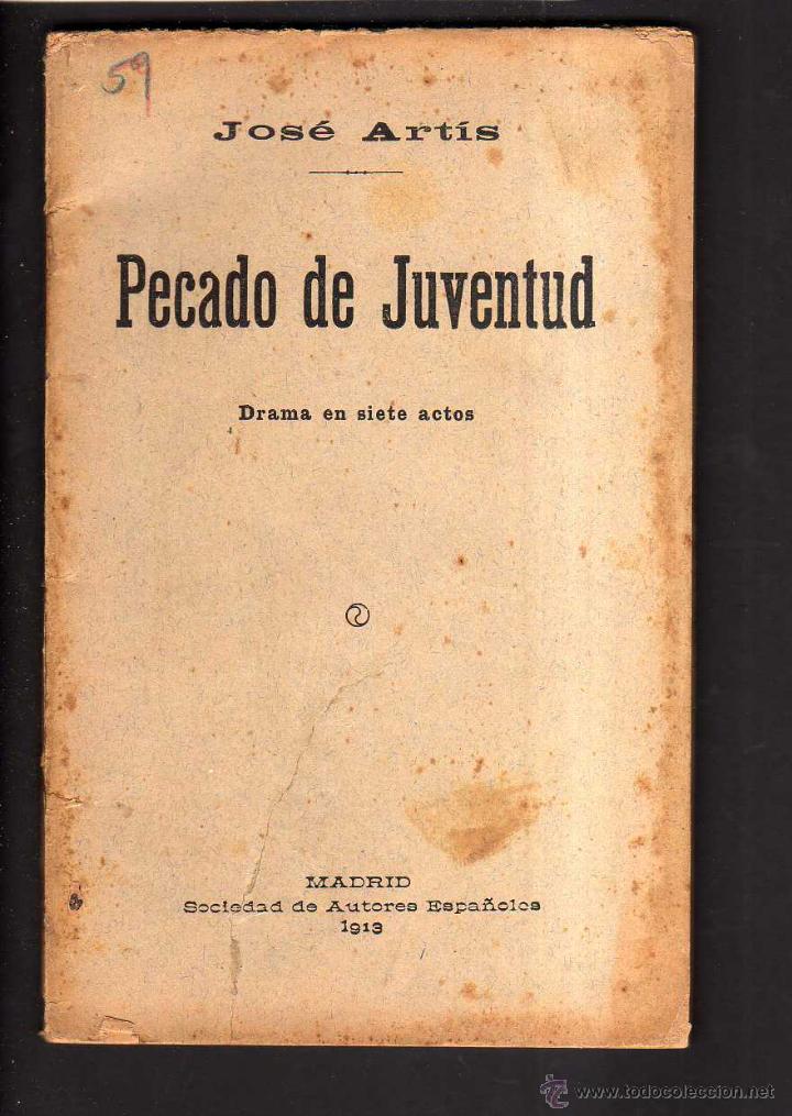 Libros antiguos: Pecado de Juventud. - Foto 1