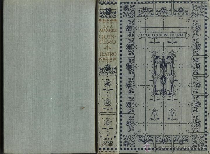 Libros antiguos: ALVAREZ QUINTERO, S. Y J./ TEATRO - Foto 2