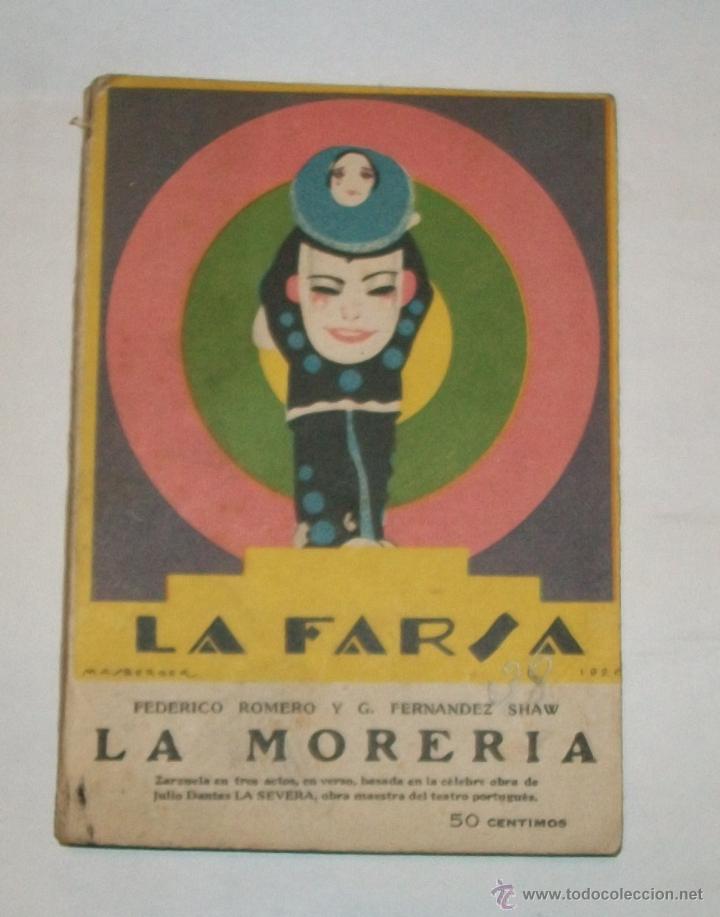 Antiquarische B&uuml;cher: LA MORERIA - LA FARSA N&ordm;38 - 1928