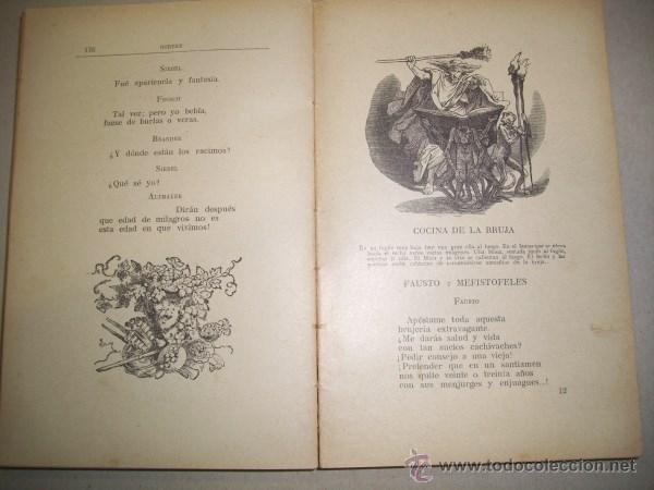 Libros antiguos: GOETHE, Juan Wolfang. Fausto : tragedia - Foto 3