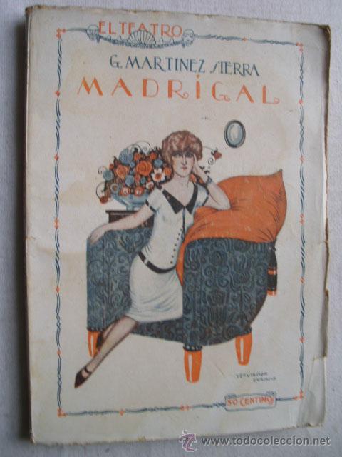 Libros antiguos: MADRIGAL.  MART&Iacute;NEZ SIERRA, G. 1925 - Foto 1