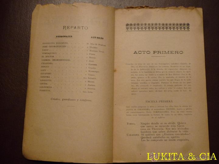 Libros antiguos: LA CENA DE LAS BURLAS - SEM BENELLI - 1915. - Foto 4