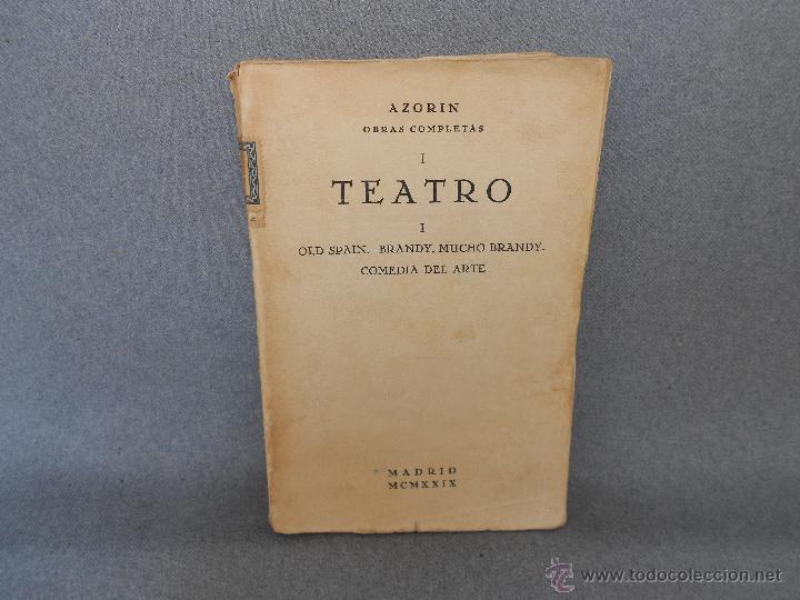 Libros antiguos: AZORIN. OBRAS COMPLETAS I. TEATRO I - Foto 1