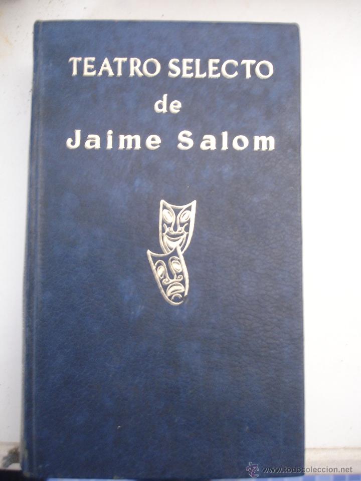 Libros antiguos: TEATRO SELECTO DE JAIME SALOM - Foto 2