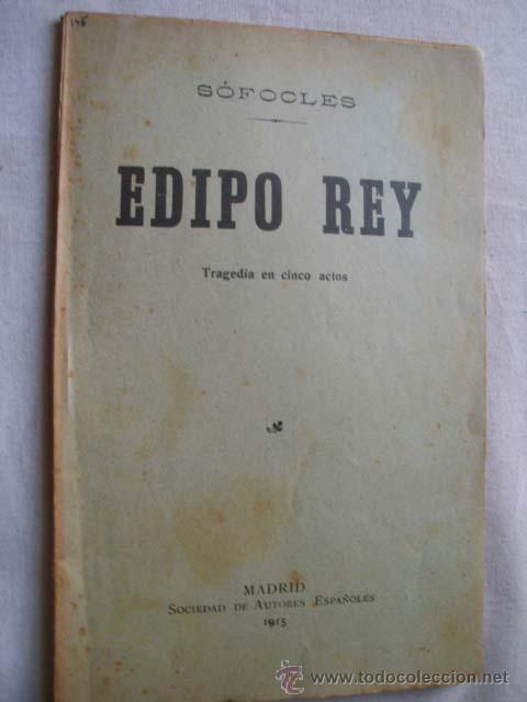 Libros antiguos: EDIPO REY. S&Oacute;FOCLES. 1915 - Foto 1