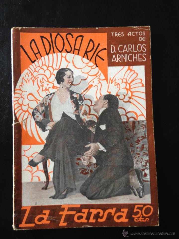 Libros antiguos: La diosa rie. Carlos Arniches - Foto 1