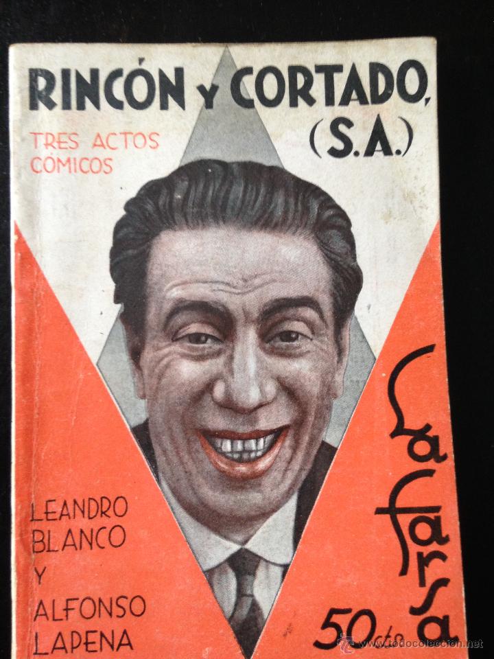 Libros antiguos: Rincon y Cortado (S.A.) Leandro Blanco y Alfonso Lapena - Foto 1