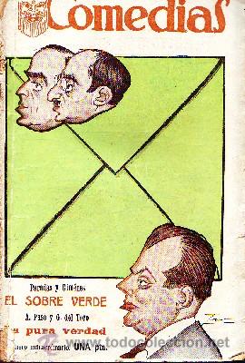 Livros antigos: EL SOBRE VERDE Y LA PURA VERDAD. N&ordm; 63. A-TECOM-008