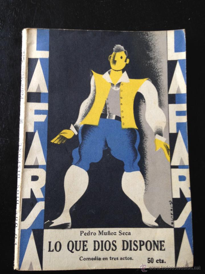 Libros antiguos: Lo que Dios dispone. Pedro Mu&ntilde;oz Seca - Foto 1