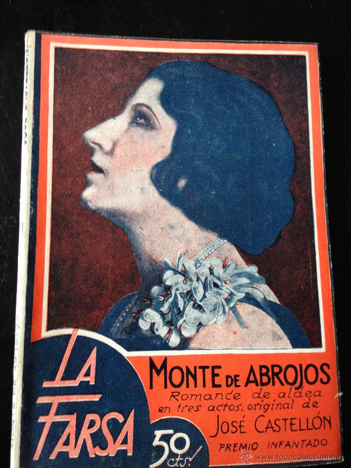 Libros antiguos: Monte de abrojos. Jos&eacute; Castell&oacute;n - Foto 1