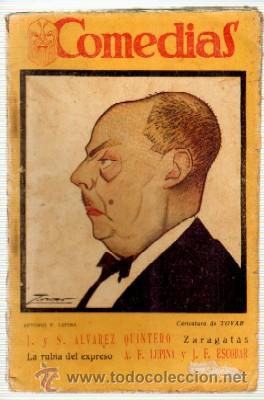 Livros antigos: ZARAGATAS. LA RUBIA DEL EXPRESO. COMEDIAS N.&ordm; XIII. A-TECOM-021