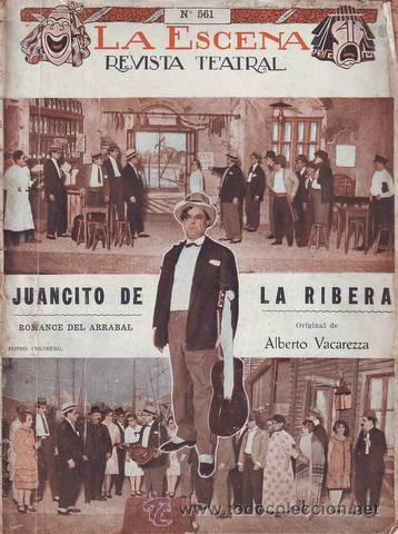 Libros antiguos: VACAREZZA, Alberto: JUANCITO DE LA RIBERA. Romance del Arrabal. - Foto 1