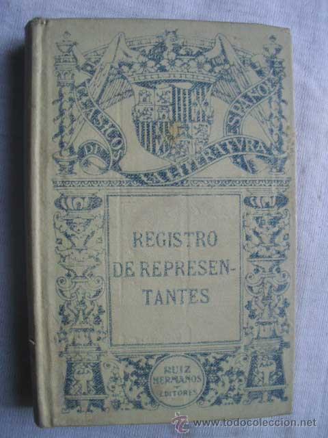 Libros antiguos: REGISTRO DE REPRESENTANTES. DE RUEDA, Lope. 1917 - Foto 1