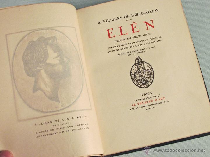 Libros antiguos: ELEN: DRAME EN TROIS ACTES 1918 - Foto 7