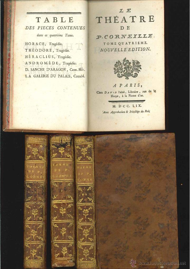 Libros antiguos: LE THEATRE DE P. Corneille - Foto 1
