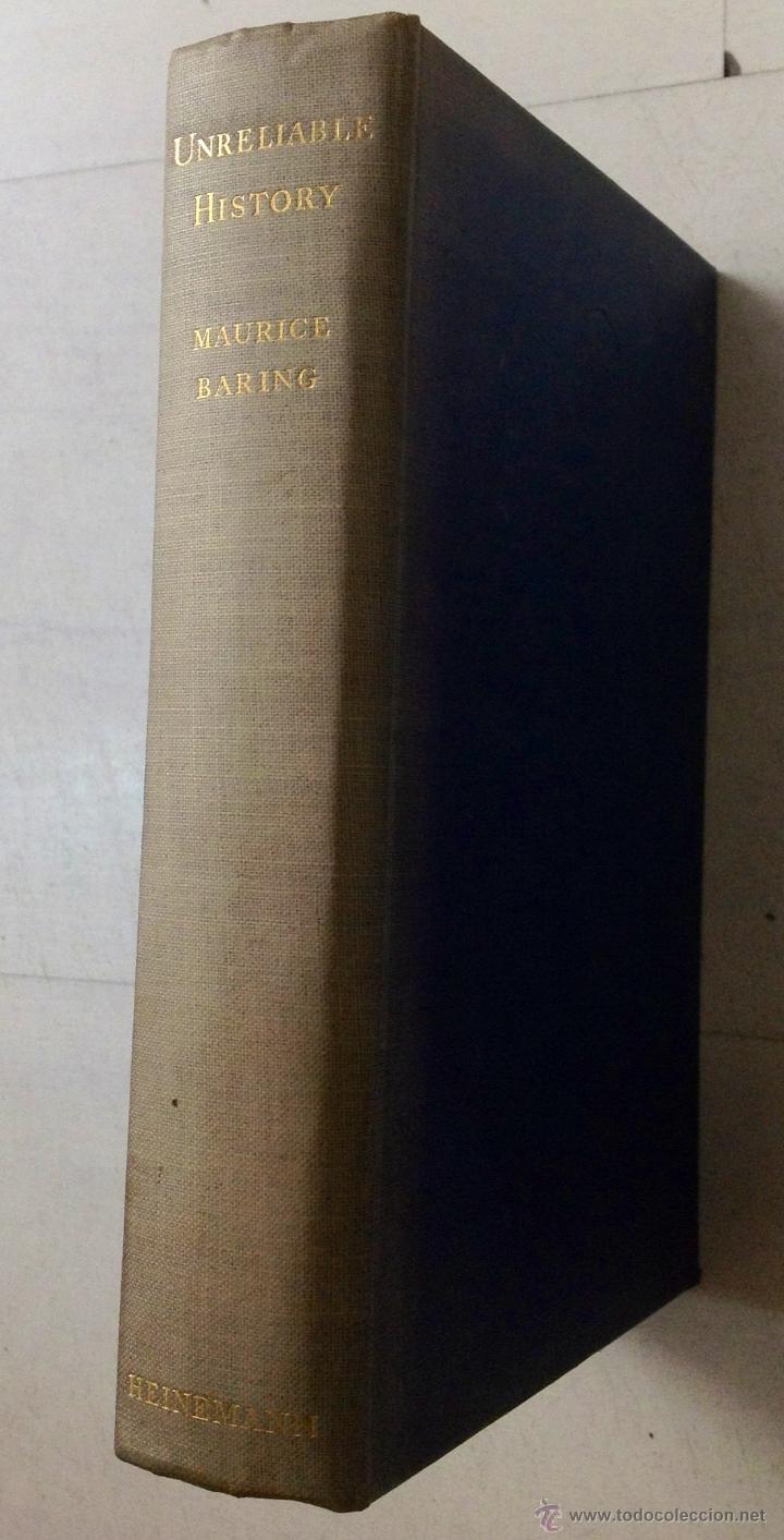 Libros antiguos: UNRELIABLE HISTORY - MAURICE BARING - Foto 1