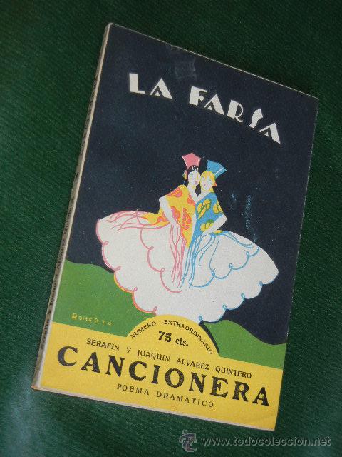 Libros antiguos: CANCIONERA, DE SERAFIN Y JOAQUIN ALVAREZ QUINTERO - Foto 1