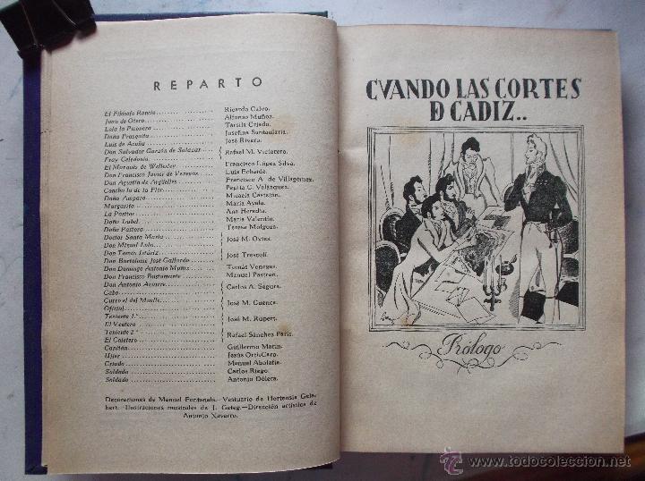 Libros antiguos: CUANDO LAS CORTES DE CADIZ-POEMA DRAMATICO EN VERS.....1934-PEMAN - Foto 5