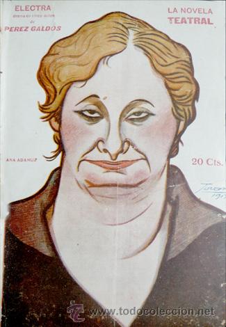 Libros antiguos: PEREZ GALDOS, Benito. Electra. 1917. - Foto 1