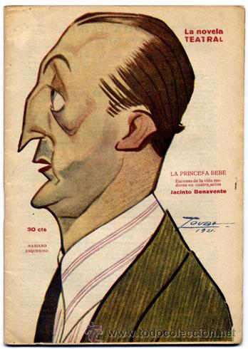 Libros antiguos: BENAVENTE, Jacinto.  La princesa Beb&eacute;.  1921. - Foto 1