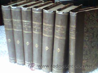 Old books: Augier, Emile - Theatre Complet + Mixcel. - 7 tomos-(Calmann levy,1877-79) Carton&eacute; tela.Teatro. ver
