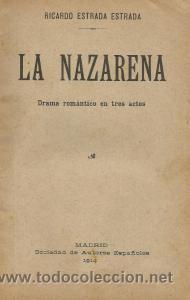 Livros antigos: La Nazarena - Ricardo Estrada Estrada