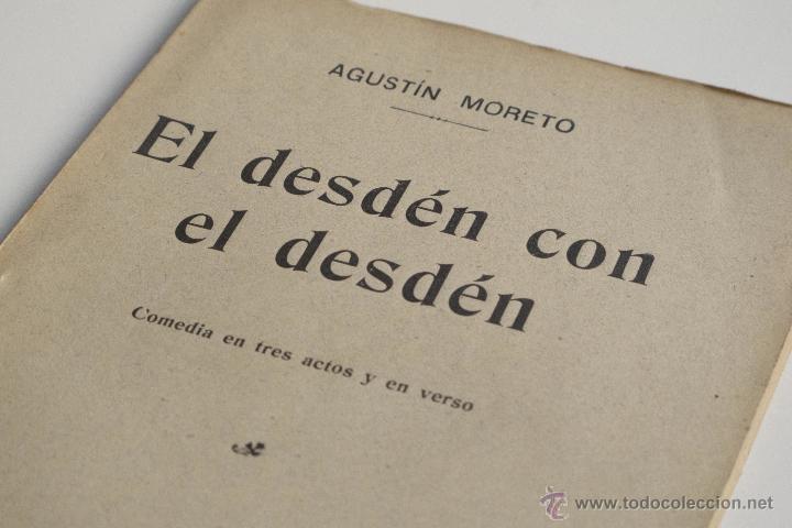 Libros antiguos: El desd&eacute;n con desd&eacute;n - Agustin Moreto - Foto 2