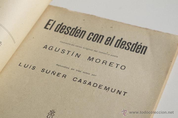 Libros antiguos: El desd&eacute;n con desd&eacute;n - Agustin Moreto - Foto 4