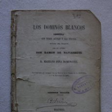 Libros antiguos: LOS DOMINOS BLANCOS.-392