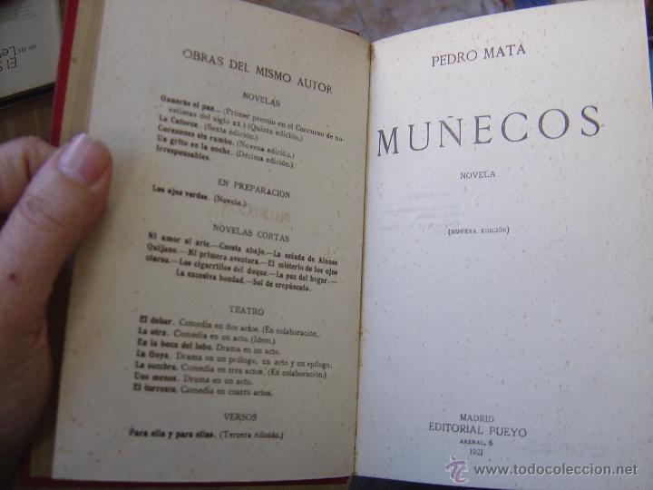 Libros antiguos: Mu&ntilde;ecos. Novela - Mata, Pedro - Foto 2