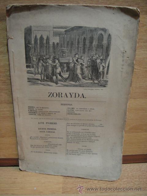 Libros antiguos: zorayda - Foto 1