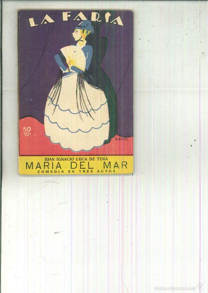 Libros antiguos: MAR&Iacute;A DEL MAR. Juan Ignacio Luca de Tena - Foto 1