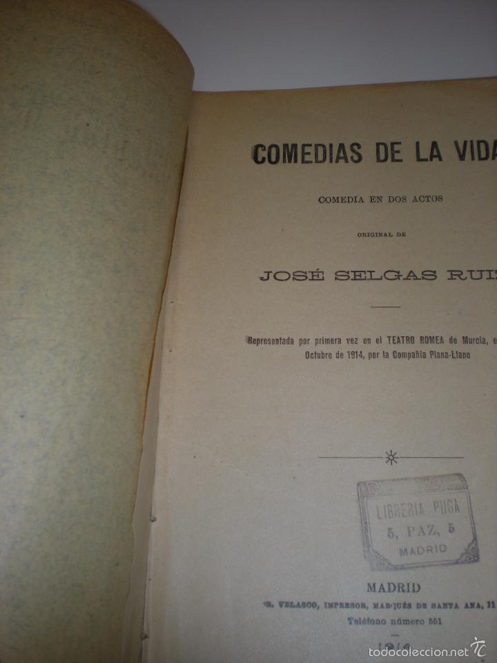 Libros antiguos: COMEDIAS DE LA VIDA - Foto 2
