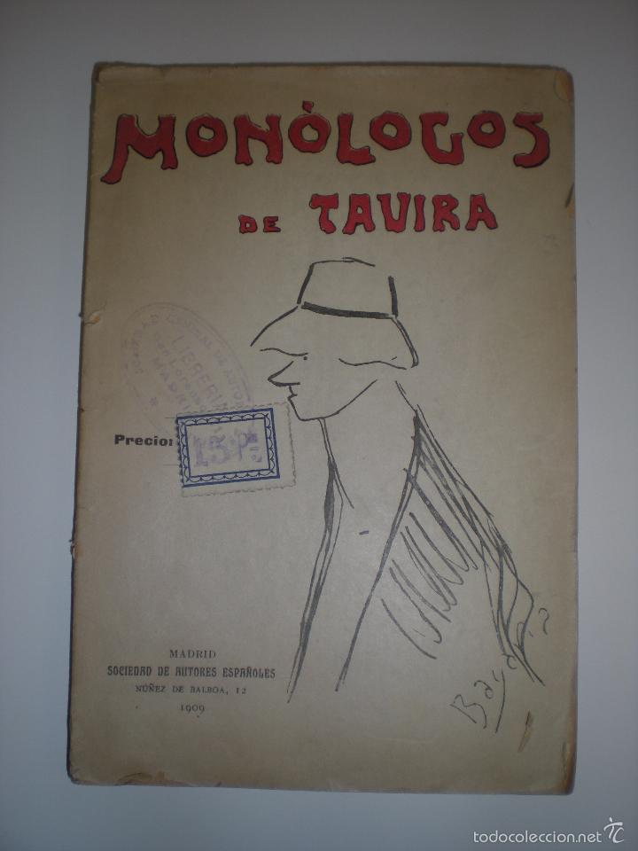 Libros antiguos: MONOLOGOS DE TAVIRA - Foto 1