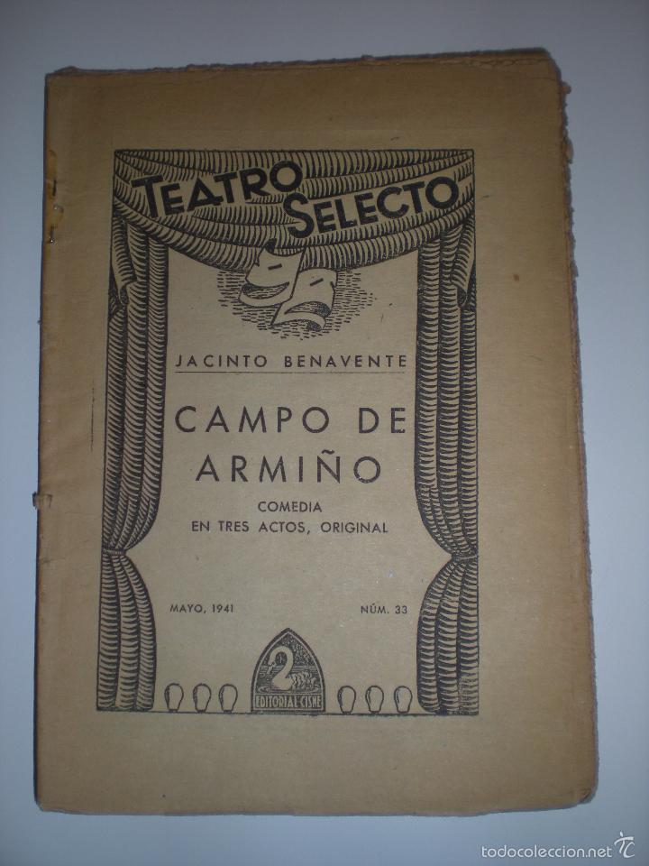 Libros antiguos: CAMPO DE ARMI&Ntilde;O - Foto 1