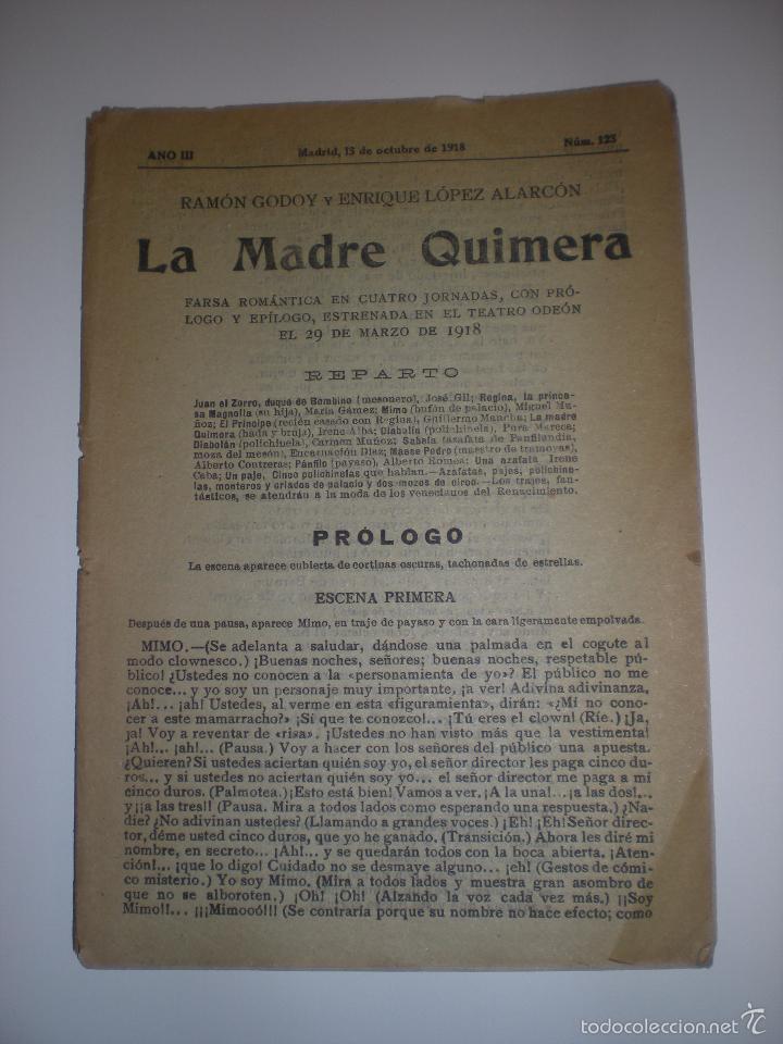 Livres anciens: LA MADRE QUIMERA