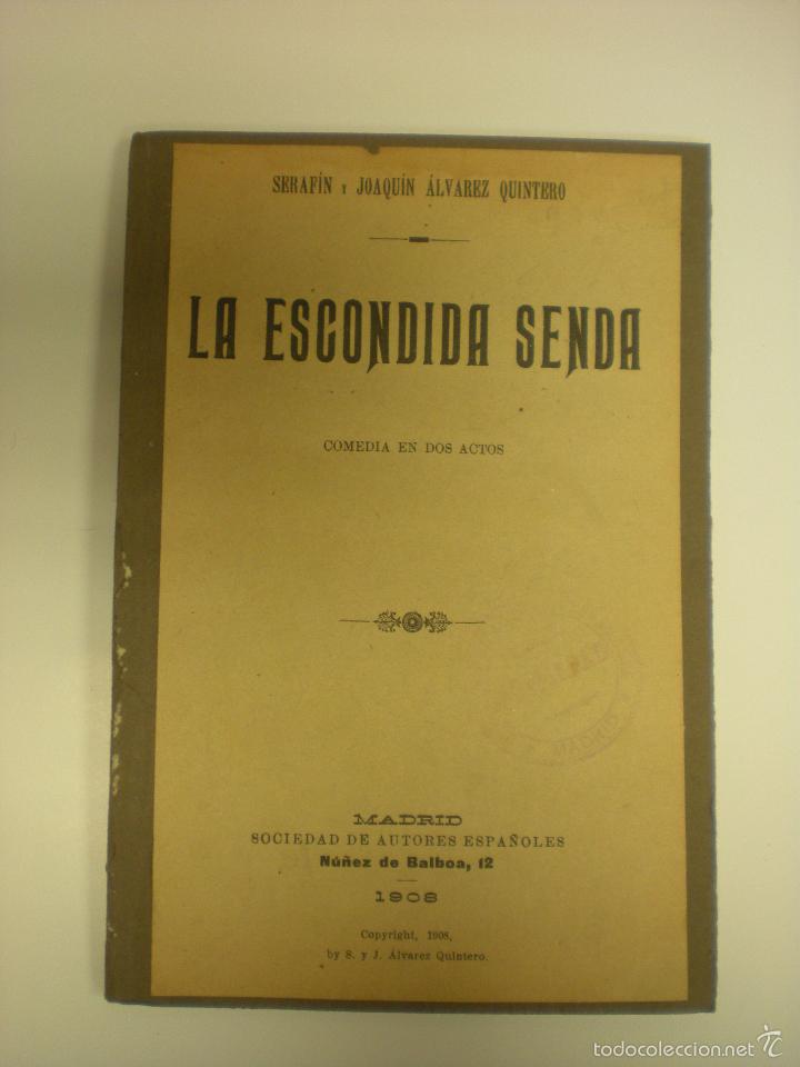 Libros antiguos: La escondida senda - Foto 1