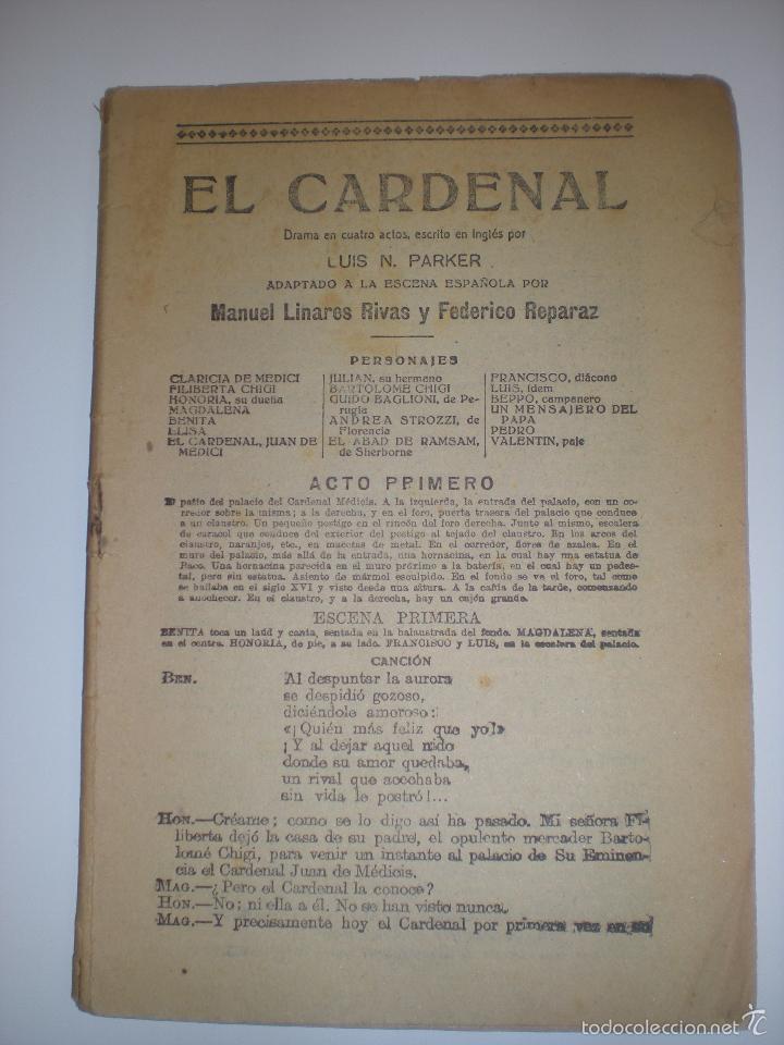 Libros antiguos: El Cardenal - Foto 1