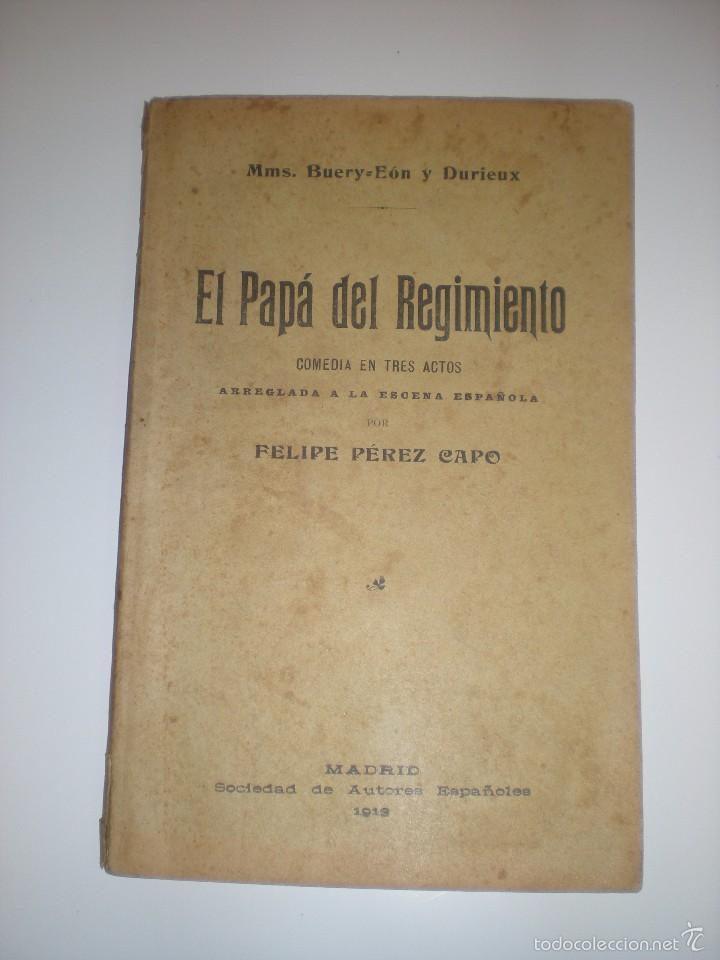 Libros antiguos: El pap&aacute; del regimiento - Foto 1