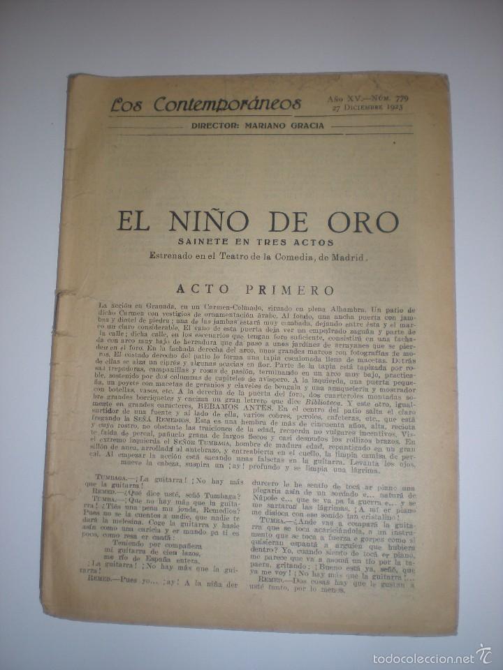 Libros antiguos: El ni&ntilde;o de oro - Foto 1