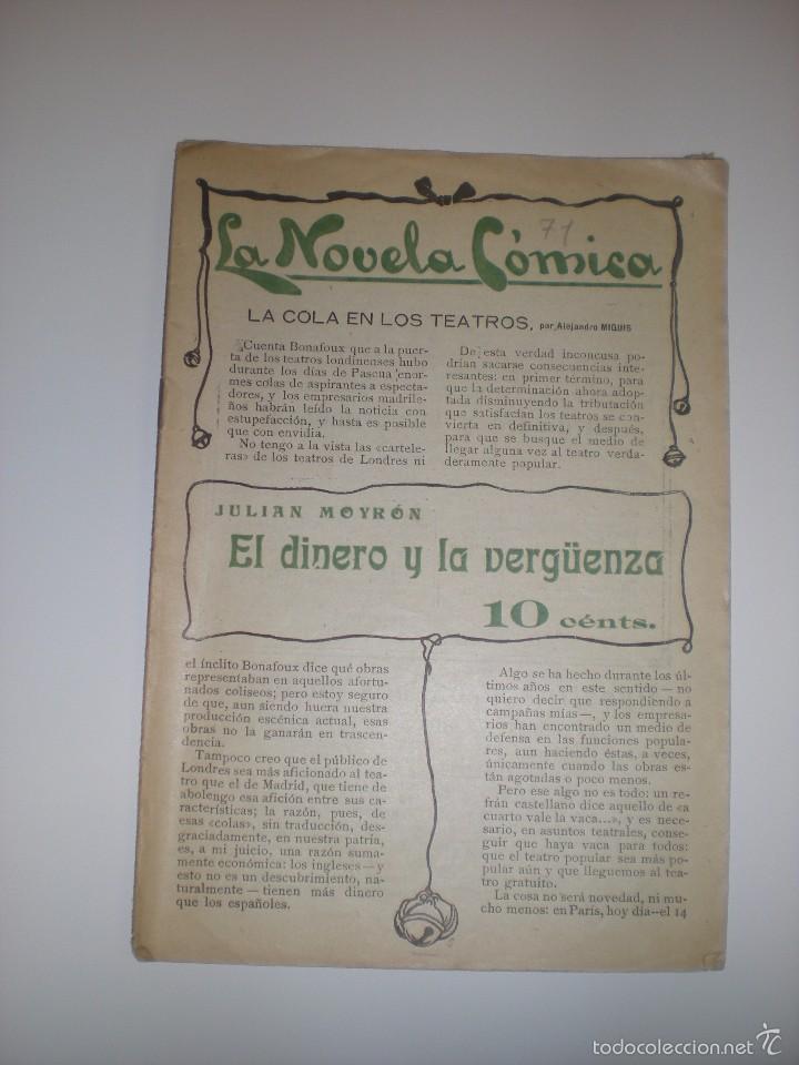 Livres anciens: El dinero y la verg&uuml;enza. Juli&aacute;n Moyr&oacute;n