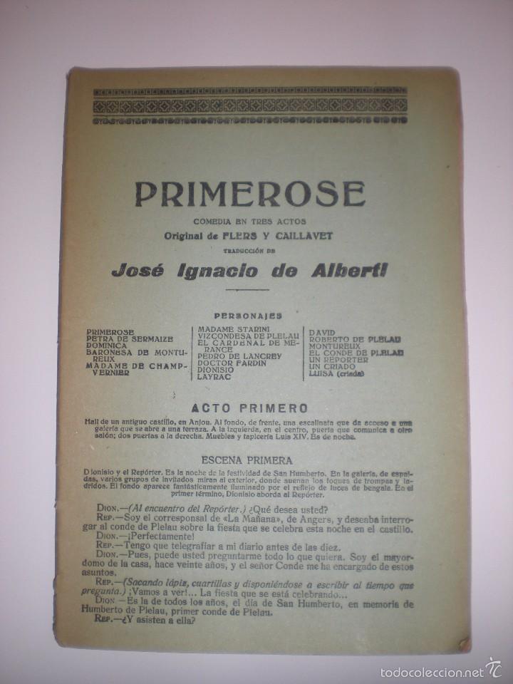 Libros antiguos: Primerose traducci&oacute;n de Jose Ignacio de Alberti - Foto 1