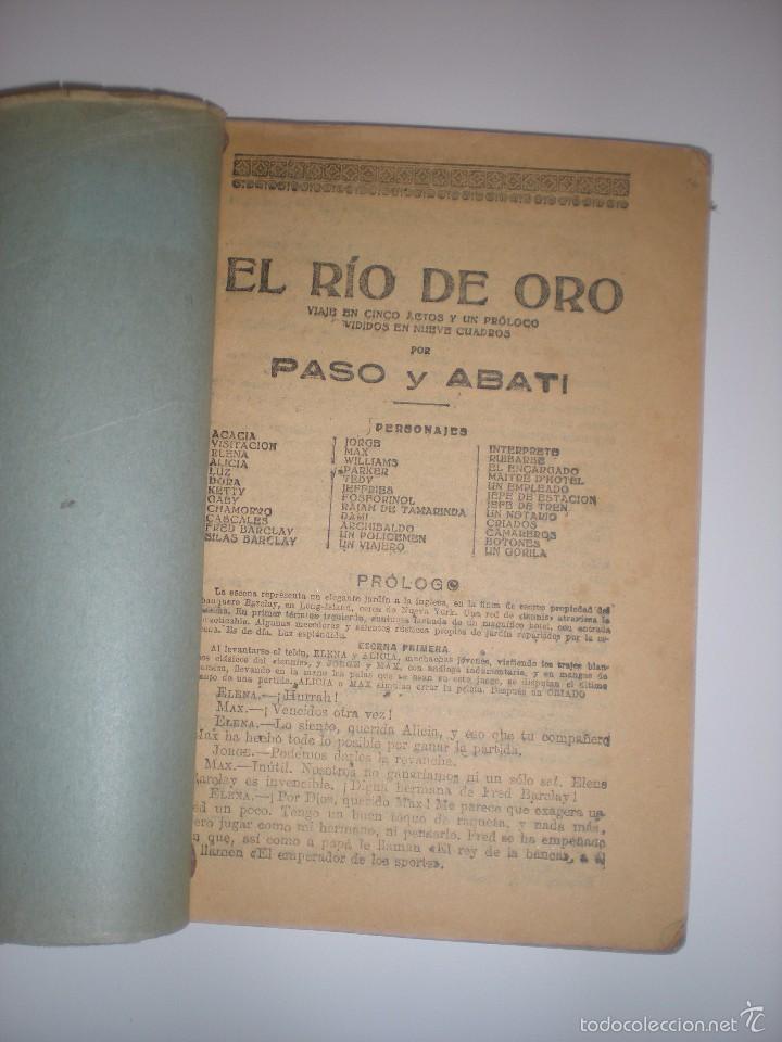 Libros antiguos: El r&iacute;o de oro. El gran taca&ntilde;o. Genio y figura. La divina providencia