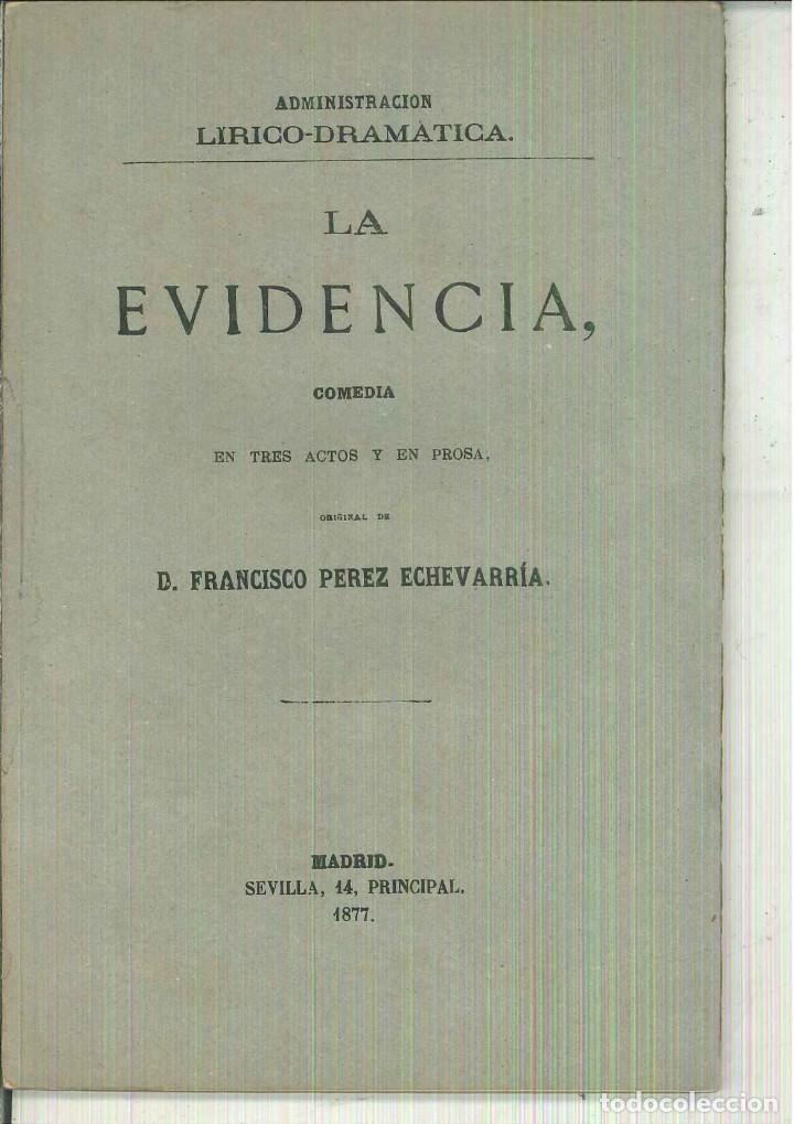 Libros antiguos: LA EVIDENCIA. Francisco P&eacute;rez Echevarr&iacute;a - Foto 1