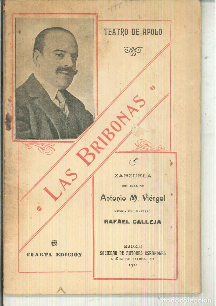 Libros antiguos: LAS BRIBONAS. Antonio M. Vi&eacute;rgol - Foto 1