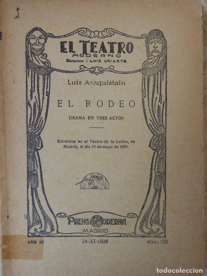 Libros antiguos: EL RODEO. LUIS ARAQUISTAIN - Foto 1