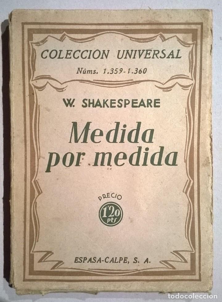 Libros antiguos: Medida por medida - Foto 1