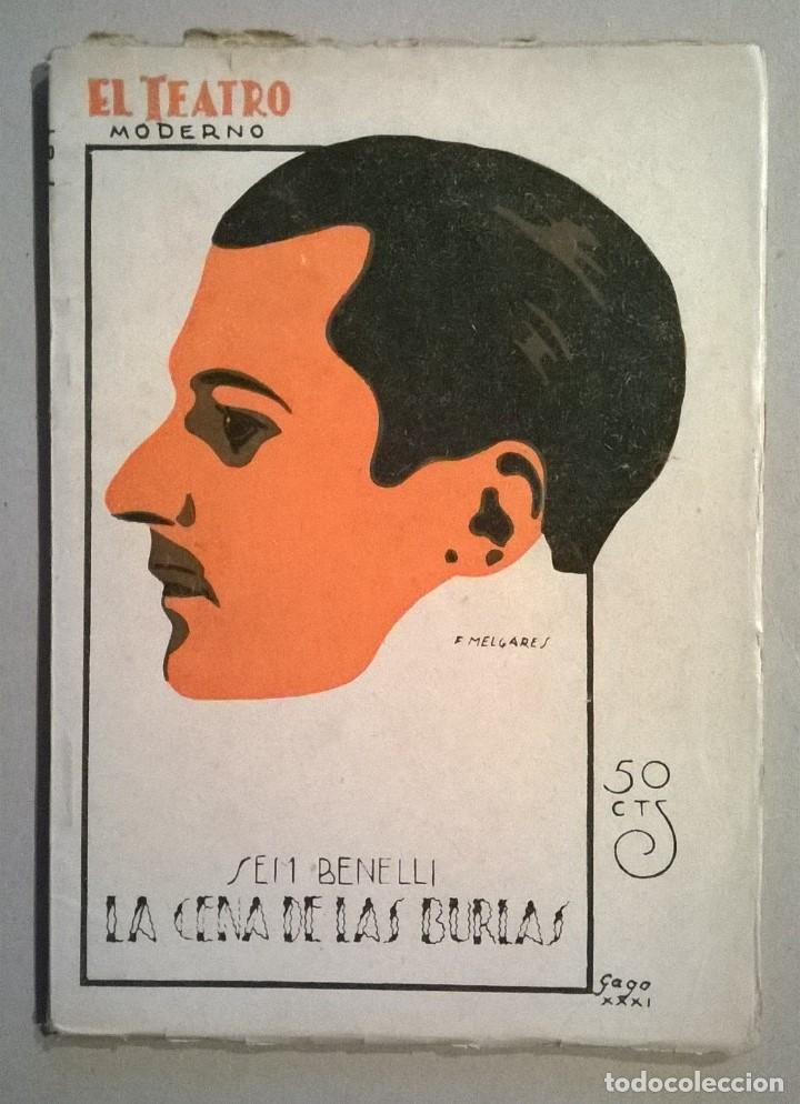 Libros antiguos: La cena de las burlas. Sem Benelli. - Foto 1