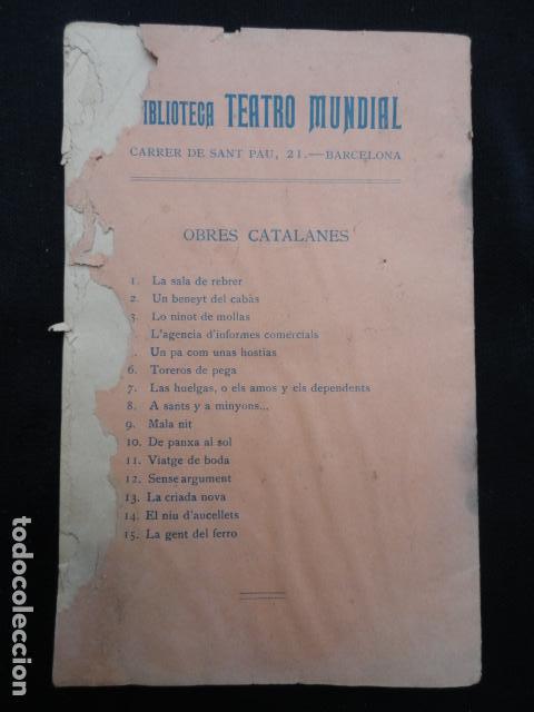 Libros antiguos: LIBRITO LA GENT DEL FERRO. A&Ntilde;O 1914. - Foto 4